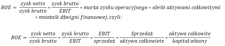 ROE wzór drugi